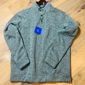 Eddie Bauer Gray Pullover Size Large